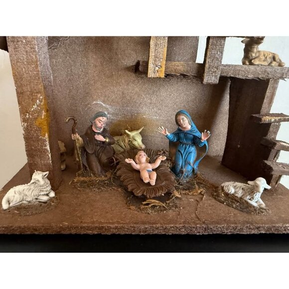 Vintage Nativity Scene Made in Italy - Picture 2 of 6